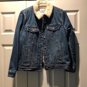 Old navy Sherpa lined jean jacket